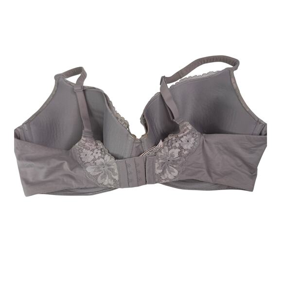 Victorias Secret Lined Demi Underwire Bra Convertible Lightly Lined Gray 38DD - Picture 2 of 7